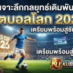 เจาะลึกกลยุทธ์เดิมพันฟุตบอลโลก 2026: เตรียมพร้อมสู่ชัยชนะกับ KUBET