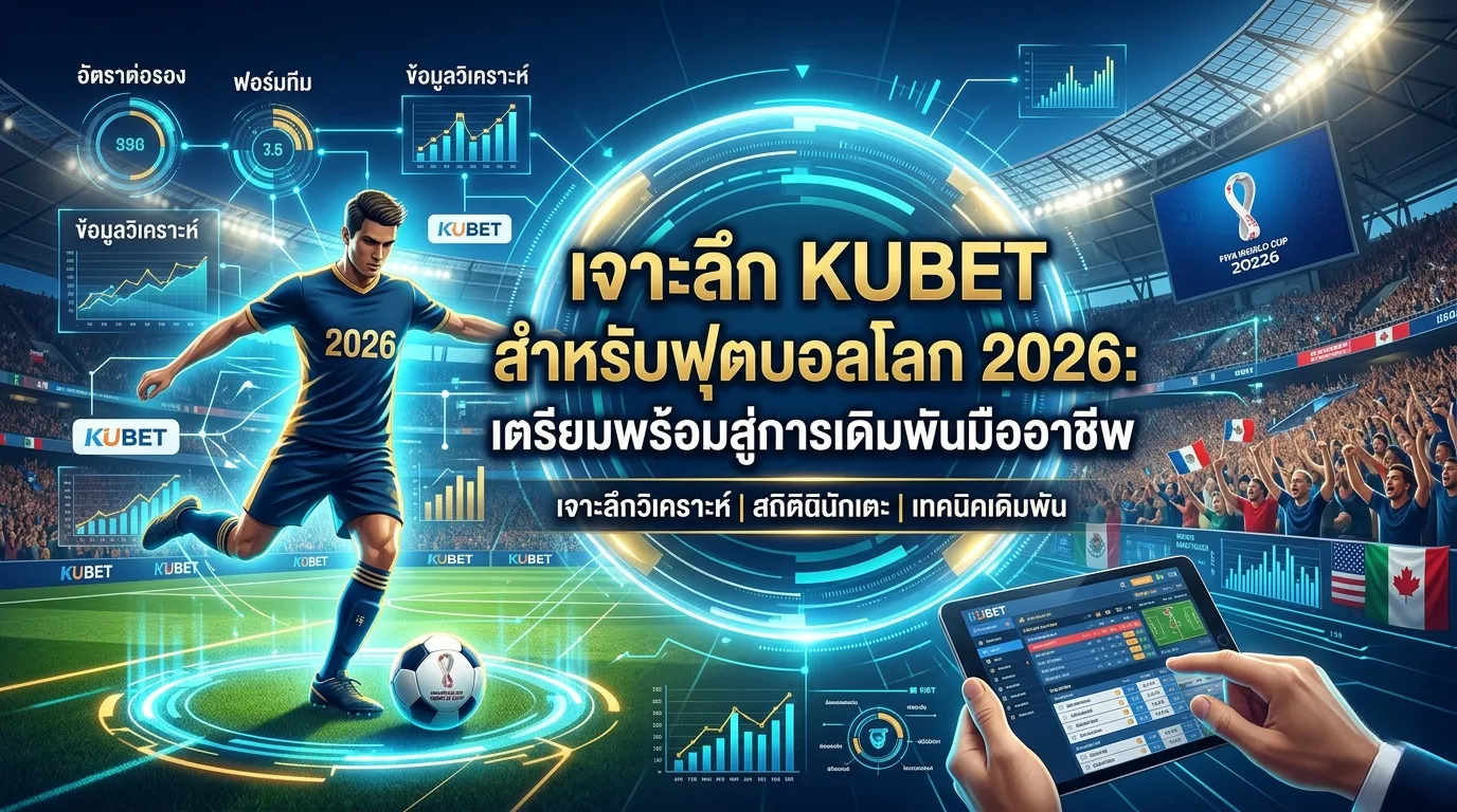 เจาะลึก KUBET สำหรับฟุตบอลโลก 2026: เตรียมพร้อมสู่การเดิมพันมืออาชีพ